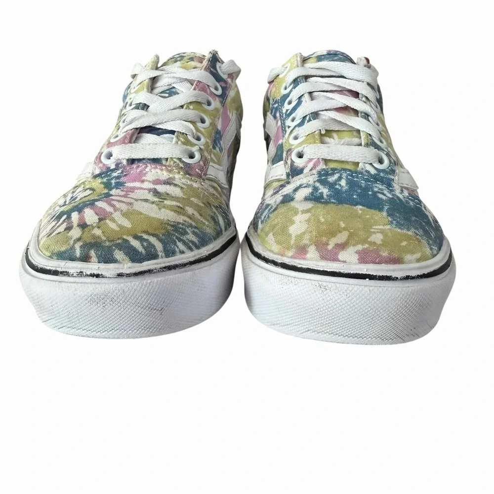 Vans Comfy Cush Old Skool Tie Dye Lace Up Shoes Sneakers MEN 6/WOMEN 7.5 Groovy‎